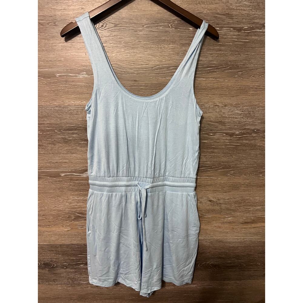 Lovers and Friends romper size M light blue super comfy sleeveless shorts